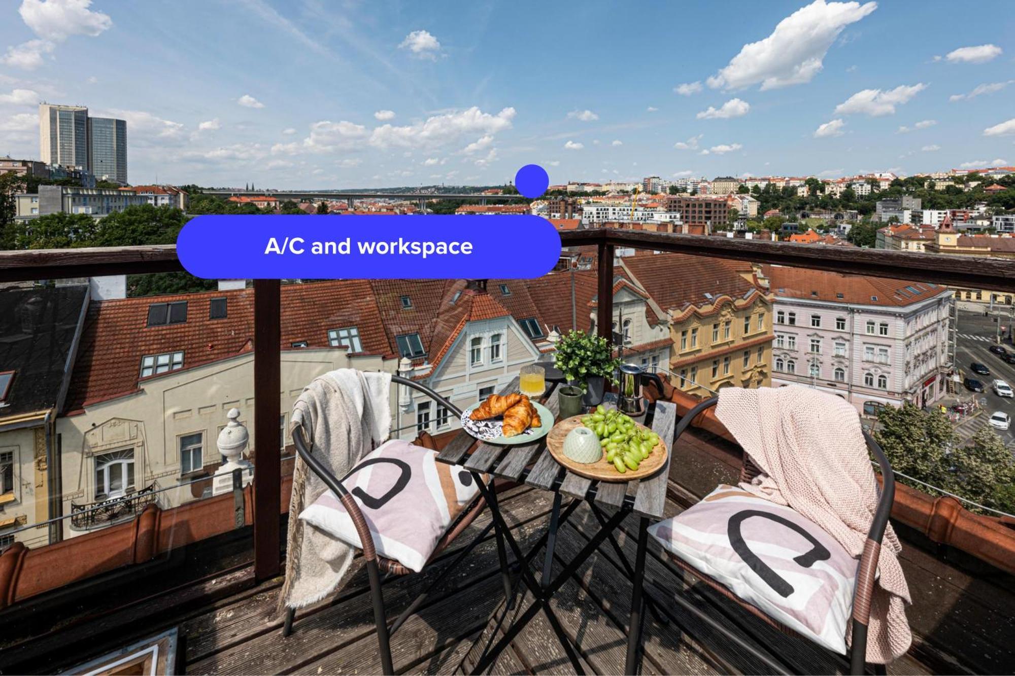 شقة Prague Days - Terrace - Stunning View - Duplex المظهر الخارجي الصورة